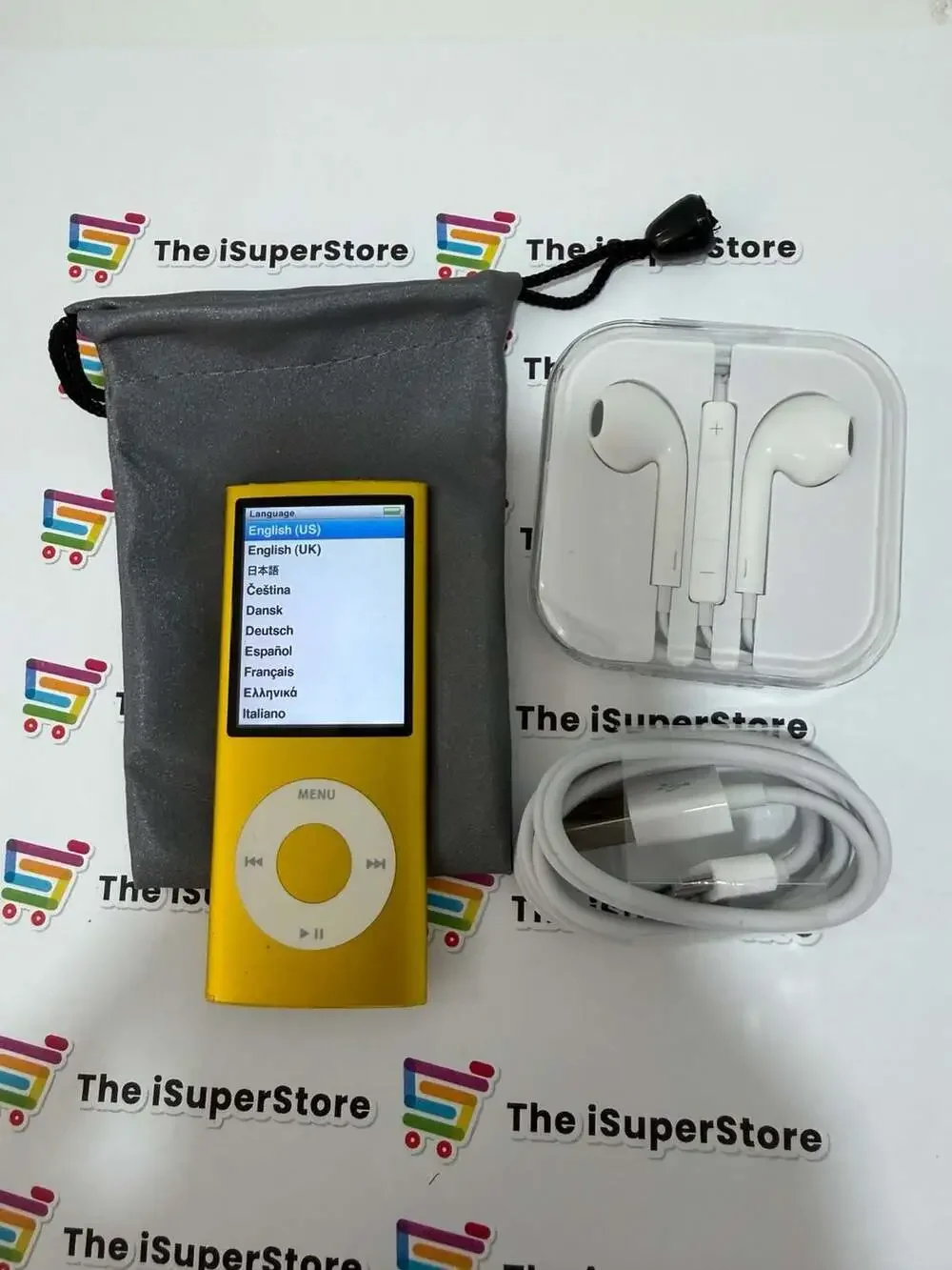 Apple iPod Nano 4th Generation 16GB Yellow -New Battery- 1 YR Warranty